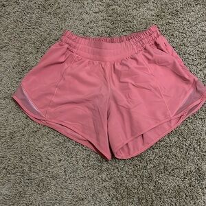 Lululemon hottyhot low rise shorts.Size 4 and 4 inch inseam. In good condition!